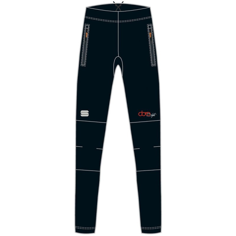 Damenhosen Sportful Doro Squadra WS W Pants schwarz-gelb Damenhosen Sportful Doro Squadra WS W Pants schwarz-gelb